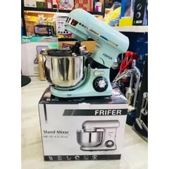 (Hàng Xuất Anh UK) Máy Nhào Bột FRIFER - Máy Đánh Trứng, Trộn Thực Phẩm Đa Năng Cỡ Lớn 4.5L 6 Tốc Độ