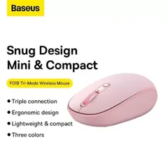 Chuột Không Dây Silent Bluetooth & 2.4GHz Baseus F01B Tri-Mode Wireless Mouse 1600dpi