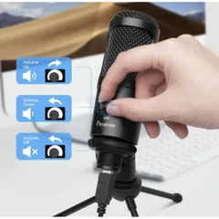 Micrô Thu Âm Panamalar Chính Hãng (Hàng À Má Zôn Mỹ ) - Mic Hát Livestream Thu Âm, Karaoke Cắm Cổng USB Máy Tính