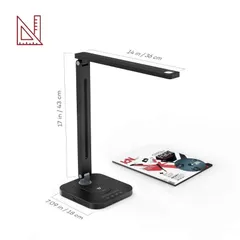 Đèn Bàn Chống Cận Kiêm Sạc Không Dây Taotronics TT-DL038 12W Xoay Gập 180 Độ, 5 Chế Độ Màu 5 Mức Sáng, Cảm Ứng, Hẹn Giờ
