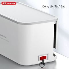 Hộp Ổ Điện Thông Minh Drapow SK27 - 5 Ổ Cắm 220v Công Suất 2500W, 3 Cổng USB, Giấu Gọn Dây

