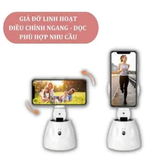 Giá Đỡ Điện Thoại Thông Minh Betok Xoay 360 Độ Tự Nhận Diện Gương Mặt Và Xoay Theo Chuyển Động