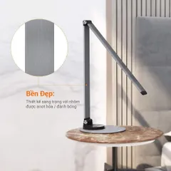 Đèn Led Bàn Chống Cận Sympa SP-DL007 (Taotronics TT-DL22) 10W Cảm Ứng Hợp Kim Nhôm 3 Chế Độ Màu 6 Mức Sáng, Cổng USB Sạc