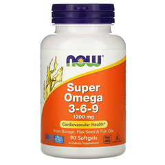 Dầu cá Now Super Omega 3-6-9 1200mg 90 viên
