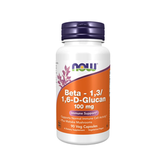 Viên uống tăng cường khả năng miễn dịch cho người ăn chay NOW Beta 1,3/ 1,6- D -Glucan 100 mg 90 viên