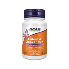 Viên uống NOW Lutein & Zeaxanthin | Chăm Sóc Đôi Mắt Toàn Diện