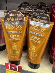 Ủ Tóc Kerasys Repair Ampoule – Hồi Sinh Tóc Hư Tổn, Mềm Mượt Như Salon Chỉ Sau 1 Lần Sử Dụng