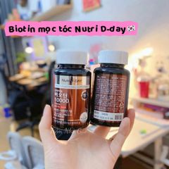 Viên uống mọc tóc Nutri D-DAY Premium Biotin 10000 Korea 90 viên 737611