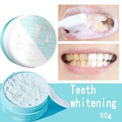 Bột trắng răng enzyme 50g - Làm sạch mảng bám, loại bỏ ố vàng, cho răng trắng sáng tự nhiên, hơi thở thơm mát.