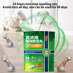 Nước Đức Viên Đuổi Chuột Siêu Mạnh, 10 Viên - Hiệu Quả 365 Ngày ,Dùng được cho nhà có bà bầu & trẻ em