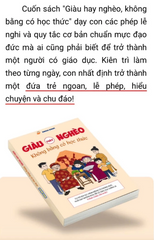 Sách - Giàu Hay Nghèo Không Bằng Có Học Thức