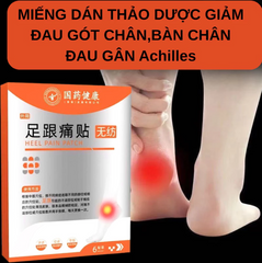 Hộp 6 Miếng Dán Giảm Đau Gót Chân chăm sóc và bảo vệ gót chân 