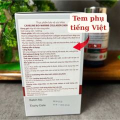 [Nhập khẩu chính ngạch] Careline Bio Marine Collagen - Viên uống bổ sung collagen từ da cá biển sâu (60 viên)
