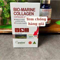 [Nhập khẩu chính ngạch] Careline Bio Marine Collagen - Viên uống bổ sung collagen từ da cá biển sâu (60 viên)