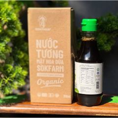 [Deal khách VIP] Nước tương cho bé ăn dặm từ mật hoa dừa Sokfarm 200ml