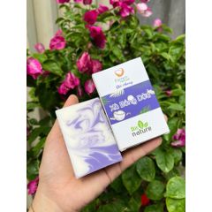 Hộp quà tặng gồm 1 xà bông dừa oải hương và 1 son dừa dưỡng môi Escoco