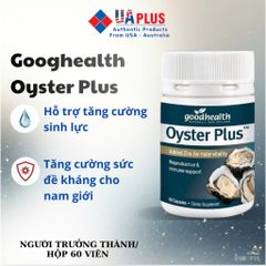 [Nhập khẩu chính ngạch] Tinh Chất Hàu Oyster Plus Goodhealth 60 viên hàu lùn