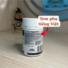 [Nhập khẩu chính ngạch] Tinh Chất Hàu Oyster Plus Goodhealth 60 viên hàu lùn