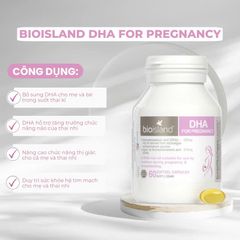 [Nhập khẩu chính ngạch] Bio Island DHA for Pregnancy - DHA bầu của Úc (60 viên)