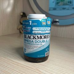 [Nhập khẩu chính ngạch] Viên uống Blackmores Omega Double High Strength Fish Oil - Bổ sung omega 90 viên