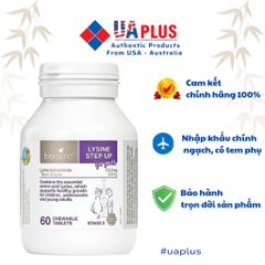 [Nhập khẩu chính ngạch] Bio Island Lysine Step Up for Youth - Viên nhai giúp trẻ ăn ngon, hỗ trợ miễn dịch (60 viên)