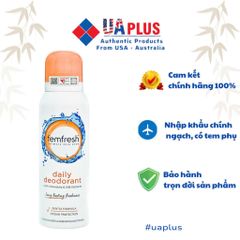 [Nhập khẩu chính ngạch] Femfresh Daily Deodorant Spray - Xịt khử mùi và thơm mát vùng kín cao cấp (125ml)