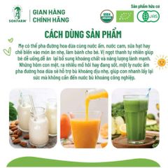 Mật hoa dừa cô đặc Sokfarm cho bé ăn dặm 250g