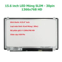 Màn hình Laptop DELL Inspiron 7559 kích thước 15.6 inch LED Mỏng SLIM - 30 pin (1366x768 HD / 1920x1080 Full HD)