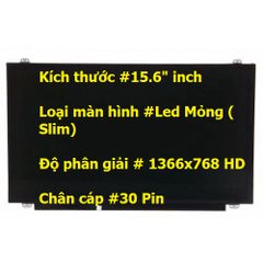 Màn hình Laptop DELL Inspiron 7559 kích thước 15.6 inch LED Mỏng SLIM - 30 pin (1366x768 HD / 1920x1080 Full HD)