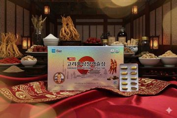 Đạm Hồng Sâm Nhung Hươu Linh Chi Korea Cheon Red Ginseng Capsule