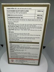 GLUCOSAMIN CHONDROITINN PLUS MSM - Giúp Giảm Nguy Cơ Thoái Hóa Xương Khớp (Hộp 30 viên)