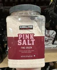 Muối hồng Kirkland Pink Himalayan Salt Mỹ chính hãng 2.27kg
