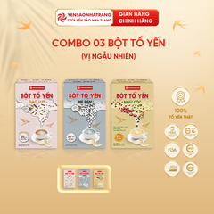 Combo 3 Bột tổ yến - vị ngẫu nhiên (C5)