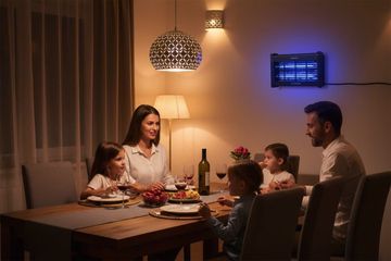 Đèn diệt côn trùng LUMI-20W - Thiết bị diệt muỗi và ruồi an toàn cho gia đình, thu hút hiệu quả trong không gian 80m²