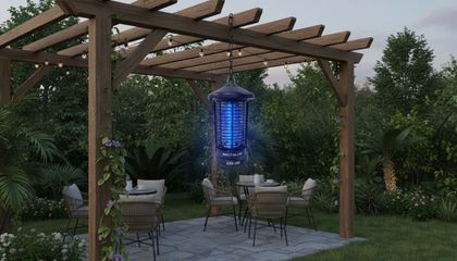 Đèn diệt ruồi muỗi SORA-18W - Hiệu quả cao cho sân vườn, quán cà phê ngoài trời, khu nghỉ dưỡng - Chống muỗi thông minh 50m2