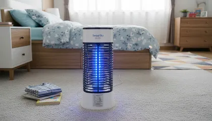 Đèn Diệt Ruồi Muỗi Gia Đình AOS KOREA SSK-10W - Hiệu Quả Trong Phạm Vi 50m2, Công Suất 10W, Bảo Hành 12 Tháng