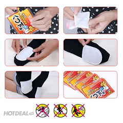 Bộ 10 Miếng Dán Giữ Nhiệt Kairo 16h - Hàng Nội Địa Nhật Bản Giúp Giữ Ấm Cơ Thể Trong Mùa Đông Lạnh