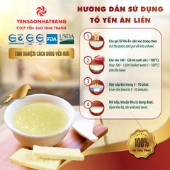 Combo 01 Tổ yến tinh chế YSNT + 02 Súp tổ yến - vị ngẫu nhiên | CTCP Yến Sào Nha Trang (C12)