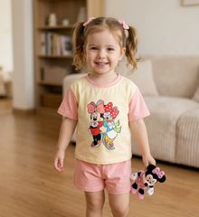 Set bộ micky pha cute đáng yêu dễ thương cotton mát mẻ mùa hè cho bé gái