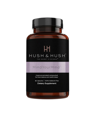 (Nhập Khẩu) Viên Uống Hỗ Trợ Cải Thiện Giấc Ngủ Hush & Hush Mind Your Mind 30 viên- Giảm Căng Thẳng, Thư Giãn, Giúp Ngủ Ngon Hơn, Chiết Xuất Thiên Nhiên