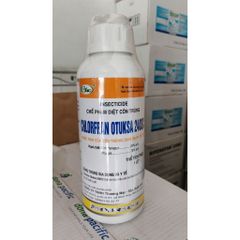 CHLORFRAN 240SC 1LÍT dùng để trị sâu cuốn lá, nhện đỏ, thrips (bọ trĩ) đã kháng thuốc,Diệt phòng mối,Diệt muỗi gián kiến