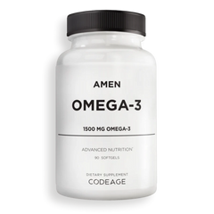 (Nhập Khẩu) Viên Dầu Cá Codeage Amen Omega-3 1500mg - Hỗ Trợ Sức Khỏe Tim Mạch, Phát Triển Não Bộ, Không GMO