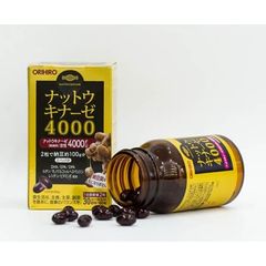 Viên uống hỗ trợ tai biến Orihiro Nattokinase 4000FU Nhật Bản 60 viên