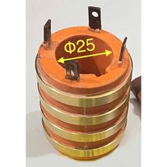 ✅Cổ góp điện 4P Lỗ Φ25mm, 30, 35, 40, 45, 50, 60, 65, 75, 80, 85, Φ90mm, loại 4 cực