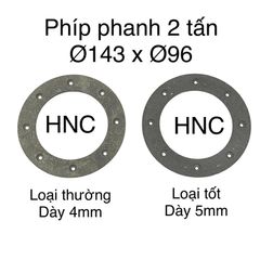 ✅ 1 cái Má Phíp phanh, bố thắng cho pa lăng, cầu trục hãng Sungdo, KG, Bando, KCE, Hyundai, (đĩa phanh)