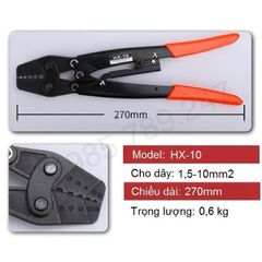 ✅ Kìm bấm cos trợ lực loại tốt HS-22, HX-10, HX-16 Kìm bấm đầu tròn, kìm lục giác, 16mm2, 25mm2, 38mm2