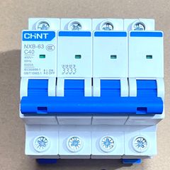 ✅ [Chính hãng 100%] Aptomat AC 4P CHINT, 10A, 16A, 20A, 25A, 32A, 40A, 50A, 63A, 80A, 100A, 125A, Loại Át cài