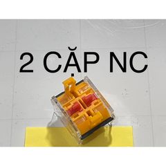 ✅ Cặp Tiếp điểm phụ 2 NO, 2 NC và 1NC + 1NO dùng cho nút nhấn nhả, nhấn giữ, công tắc xoay 2 vị trí, 3 vị trí, nút stop