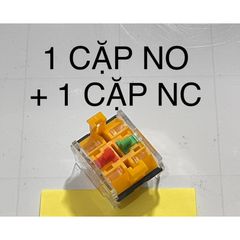 ✅ Cặp Tiếp điểm phụ 2 NO, 2 NC và 1NC + 1NO dùng cho nút nhấn nhả, nhấn giữ, công tắc xoay 2 vị trí, 3 vị trí, nút stop