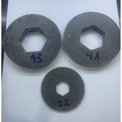 ✅Tấm phíp phanh Ø100x41, Ø100x43, Ø72x22, bố thắng dùng cho động cơ giảm tốc, lỗ lục giác 22mm, 41mm, 43mm